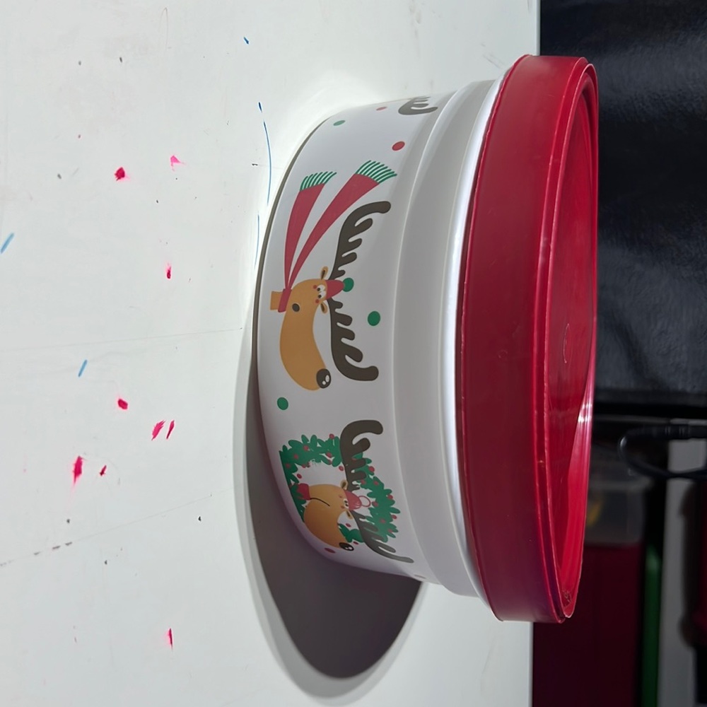 Christmas themed Tupperware
